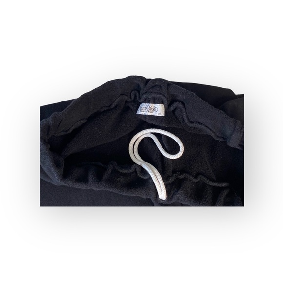 Rare: Lauren Moshi ☻︎ Gia Love Hate Tattoo Style Embroidery Sweatpants ☻︎ Black - Picture 11 of 17